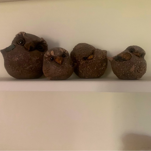 Miniature Hannes Keramiska Faglar Owl Set - Picture 14 of 15